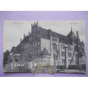 Chełmno, Culm, szkoła, 1916