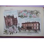 Inowrocław, Hohensalza, karnet kolorowych litografii 12 szt., ok. 1890