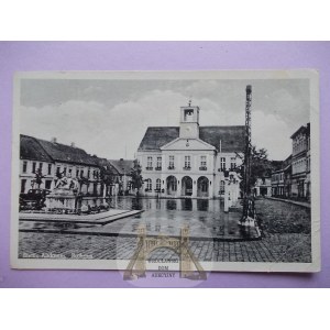 Szczecin Dabie, Stettin Altdamm, city hall, 1944