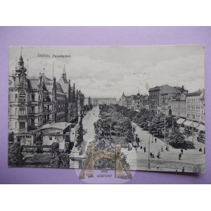 Szczecin, Stettin, Paradeplatz 1912