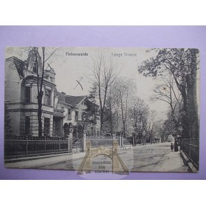 Szczecin - Zdroje, Stettin - Finkenwalde, Langestrasse, ok. 1910