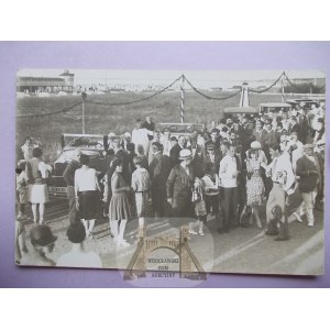 Świnoujście, Swienemuende, rajd samochodowy, ok. 1925