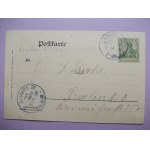 Góralice k. Chojna, Trzcińsko Zdrój, poczta, pałac, 1905