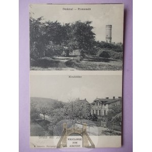 Cedynia, Zehden, monument, villa, 1908