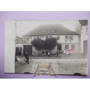 Banie, Bahndom, store, private postcard, 1910