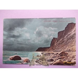 Gdynia Orlowo, rocks, cliff, 1917