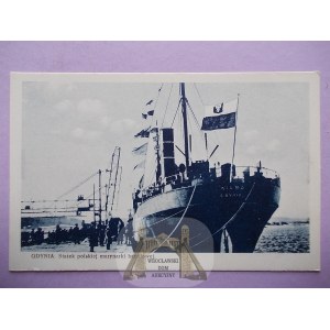Gdynia, statek polskiej marynarki handlowej Wilno, ok. 1935