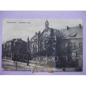 Wejherowo, gymnázium a súd, asi 1915