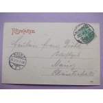 Malbork, Marienburg, hrad, pohled od západu, 1904