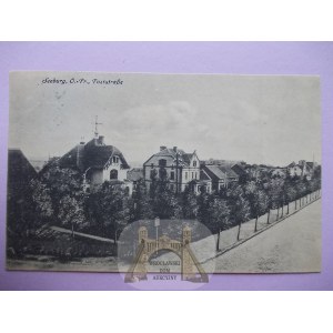 Jeziorany, Seeburg, ulica Pocztowa, ok. 1918