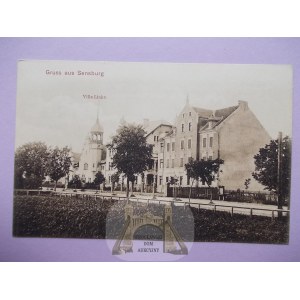 Mrągowo, Sensburg, ulica, willa Linke, ok. 1906
