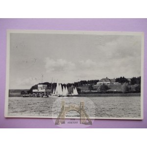 Węgorzewo, Angerburg, jezioro, przystań, 1938