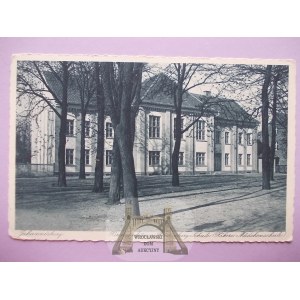 Pisz, Johannisburg, szkoła im. Hindenburga, ok. 1925
