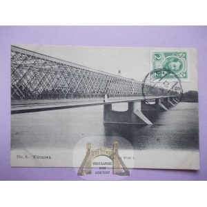 Warschau, Brücke über die Weichsel, H. P. Nr. 6, 1913