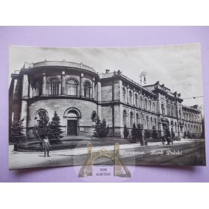 Warszawa, Bank Polski, fotograficzna, ok. 1930