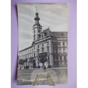 Warsaw, city hall, photographic, circa 1930.