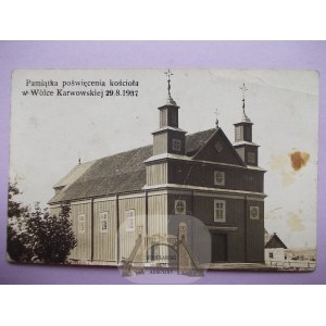 Wólka Karwowska k. Augustów, poświęcenia kościoła, 1937
