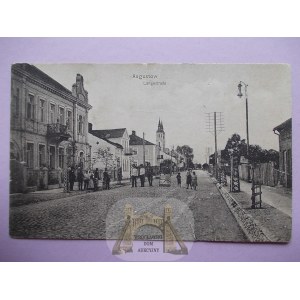 Augustow, Dluga Street, ca. 1916