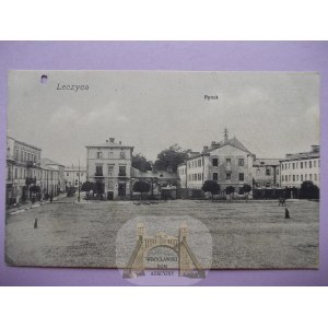 Leczyca, Market Square, ca. 1914