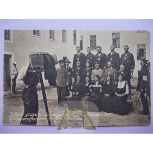 Lodž, první válka, skupinová fotografie na pasy, 1915
