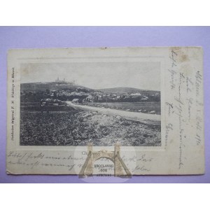 Chęciny near Kielce, panorama, ca. 1900 (sent in 1914)