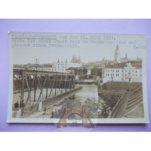 Przemyśl, most, panorama, 1941