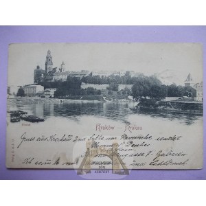 Kraków, Wawel, panorama, 1898