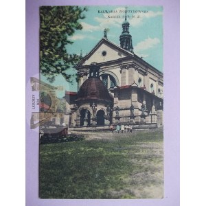 Kalwaria Zebrzydowska, kościół, ok. 1925