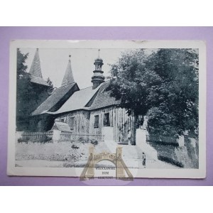 Krzęcin k. Wadowice, kościół, ok. 1930