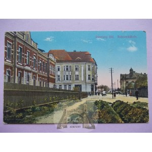 Czech Republic, Bogumin, Oderberg, school, street, 1915
