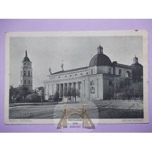 Litwa, Wilno, Katedra, fot. Bułhak, 1922