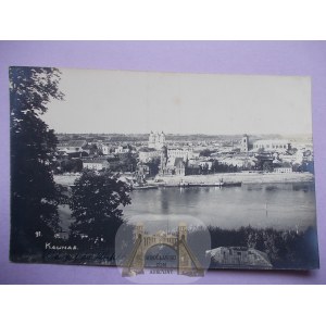 Litwa, Kowno, Kaunas, panorama, ok. 1930