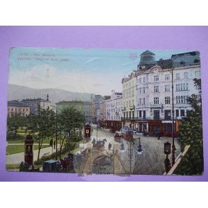 Ukraina, Lwów, Plac Mariacki, 1911