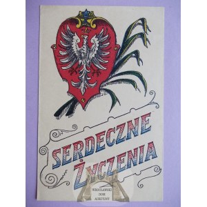 Patriotic, Eagle, Heartfelt Wishes, ca. 1925