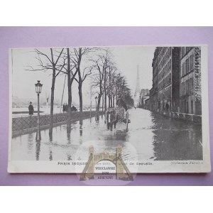 Paris, Paris, flood, ca. 1910