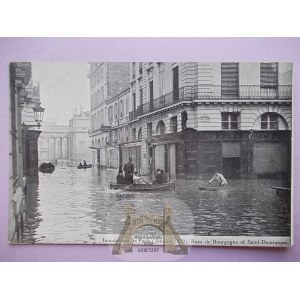 Paris, Paris, flood, ca. 1910