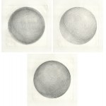 Paweł KRZYWDZIAK (ur. 1989), z cyklu „Spheres”: „Sphere 4”, „Sphere 6”, „Sphere 8”, 2021