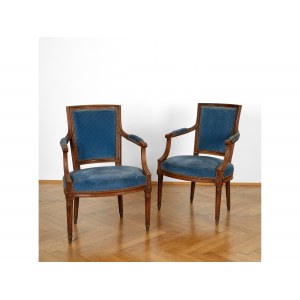 Pair of armchairs, Louis XVI, Around 1770/80