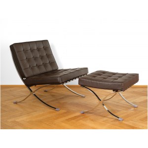 Barcelona Chair, 1990s/2000s version, Design by Ludwig Mies van der Rohe & Lilly Reich