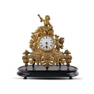 Chest clock, Bronze, 19th century