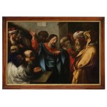 Unknown painter, The cleansing of the temple, Flemish