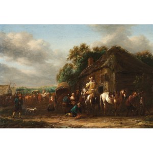 Barend Gael, Haarlem ca. 1620 - 1698, Attributed, At the tavern