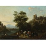 Franz Thomas Canton, Vienna 1671 - 1734 Vienna, Attributed, Ideal landscape