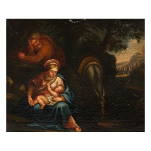 Unknown artist, Rest on the Flight to Egypt, Southern Germany