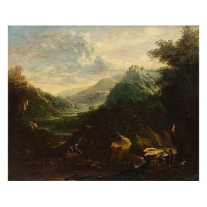 Christian Hilfgott Brand, Frankfurt 1694 - 1756 Vienna, Ideal landscape