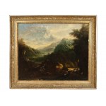 Christian Hilfgott Brand, Frankfurt 1694 - 1756 Vienna, Ideal landscape