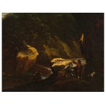 Christian Hilfgott Brand, Frankfurt 1694 - 1756 Vienna, Ideal landscape