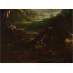 Christian Hilfgott Brand, Frankfurt 1694 - 1756 Vienna, Ideal landscape