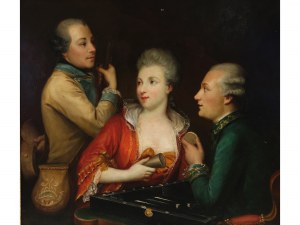 Johann Heinrich Tischbein, Haina 1722 - 1789 Kassel, Attributed, Backgammon game