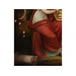 Classicist artist, Lady with lyre, Around 1800